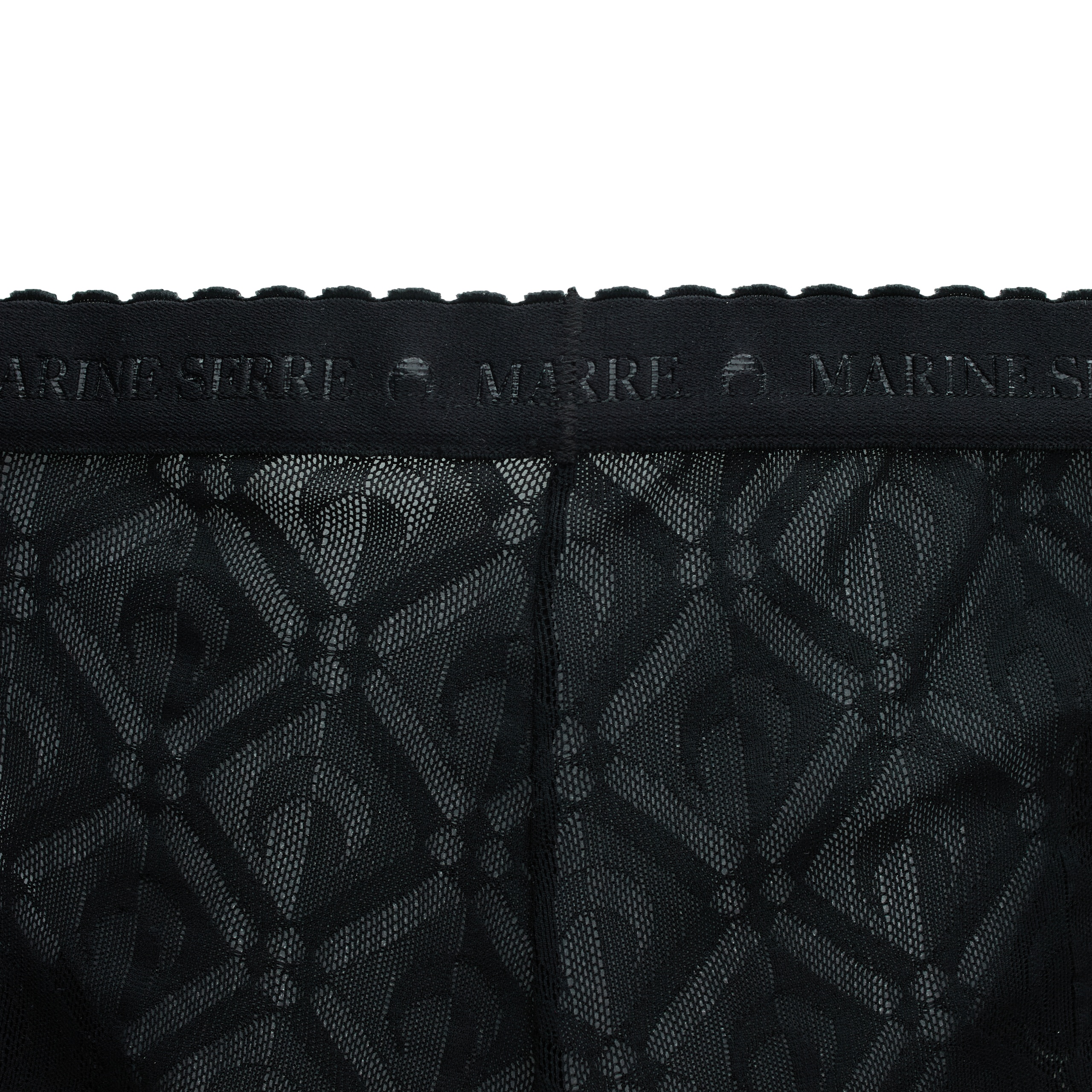 BLACK MONOPRINT TIGHTS - 4
