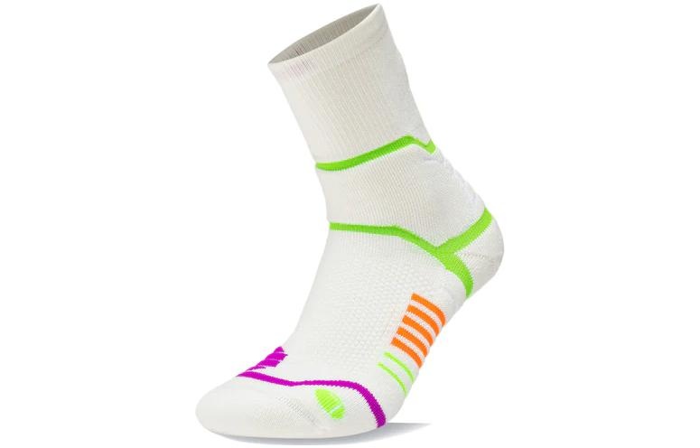 Li-Ning Way Of Wade Basketball Socks 'White Green Purple' AWLT017-2 - 2