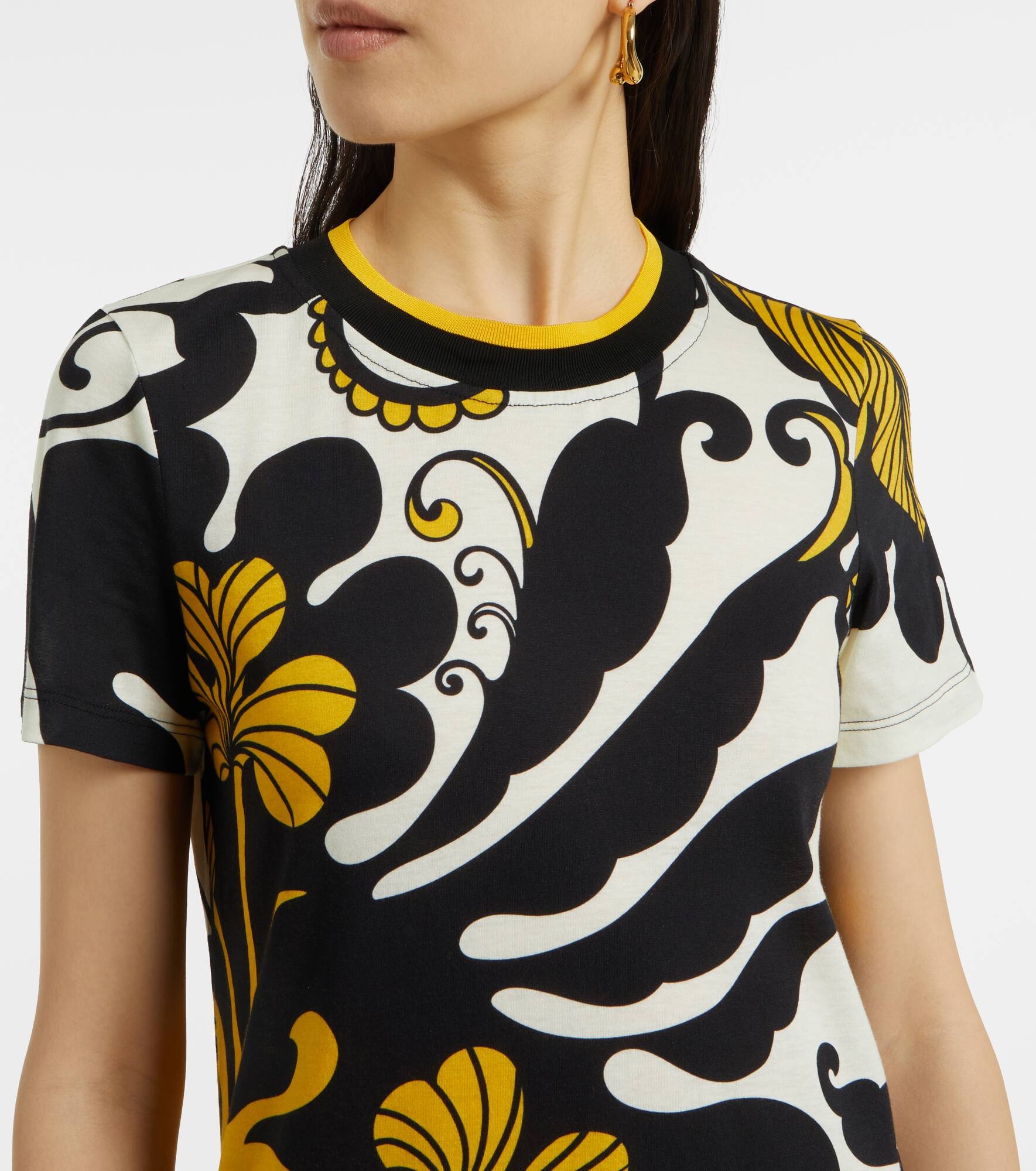 Floral cotton midi dress - 4