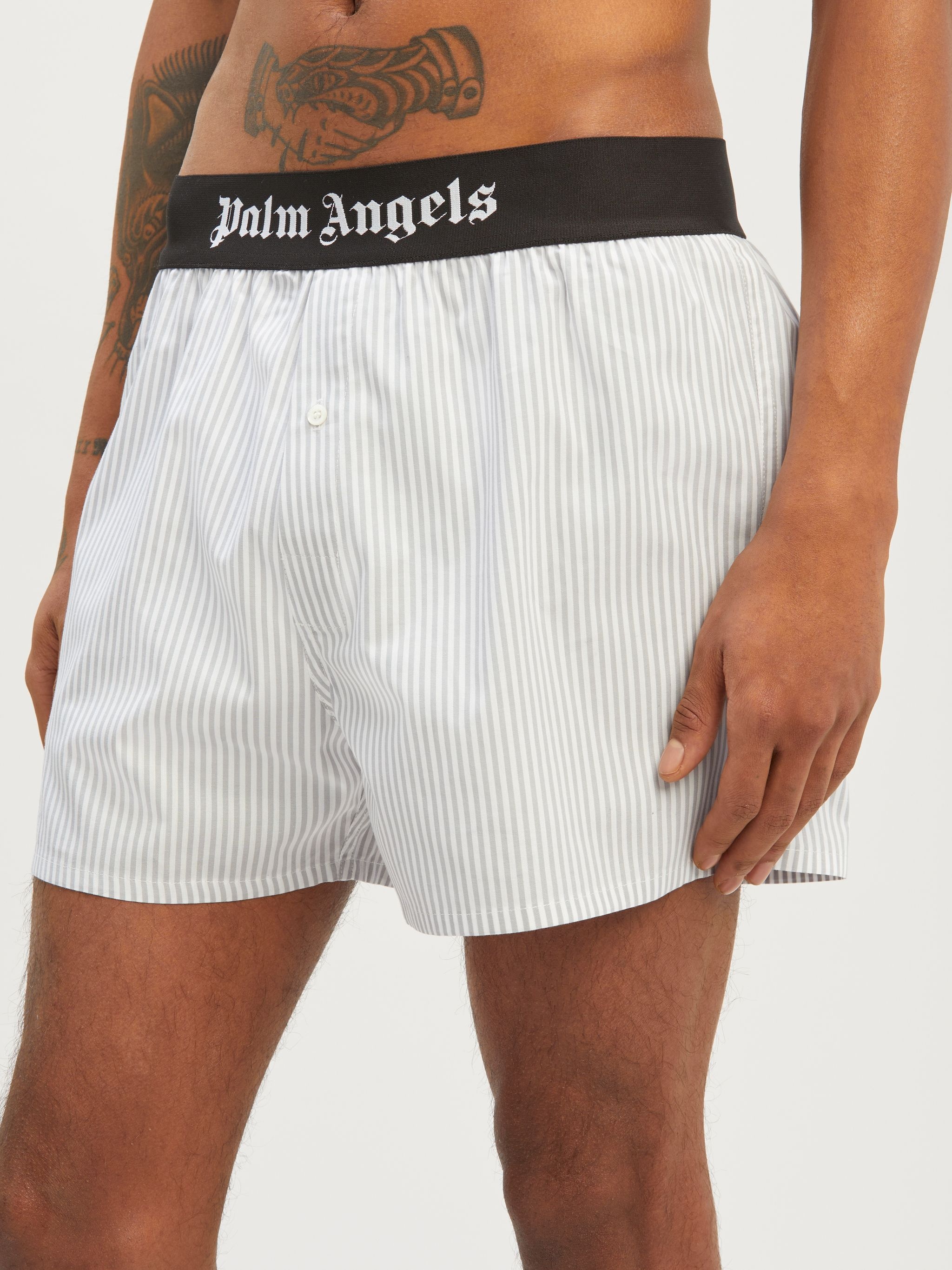 Classic Logo Striped Boxer - 6