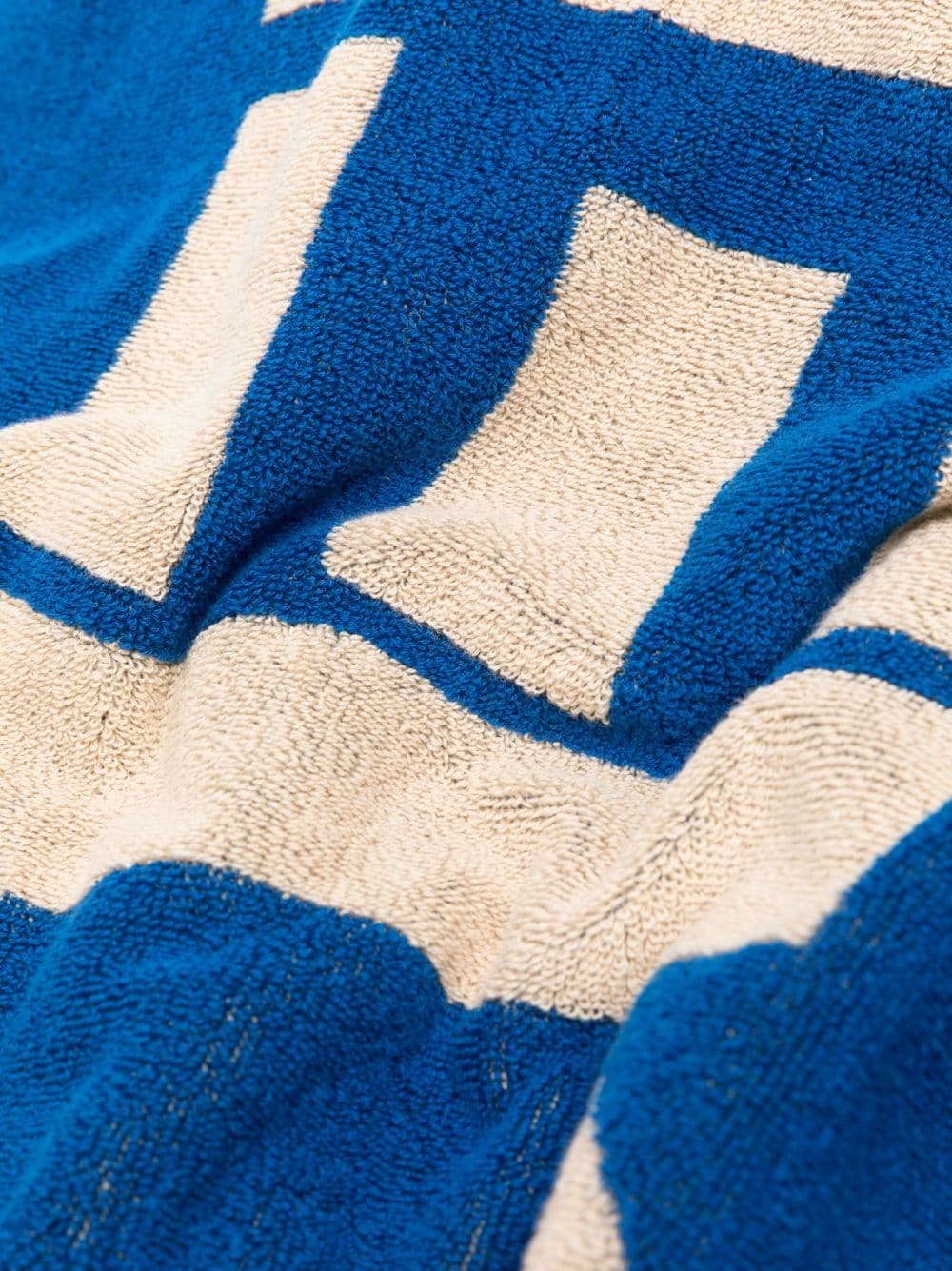 logo-print organic cotton beach towel - 2
