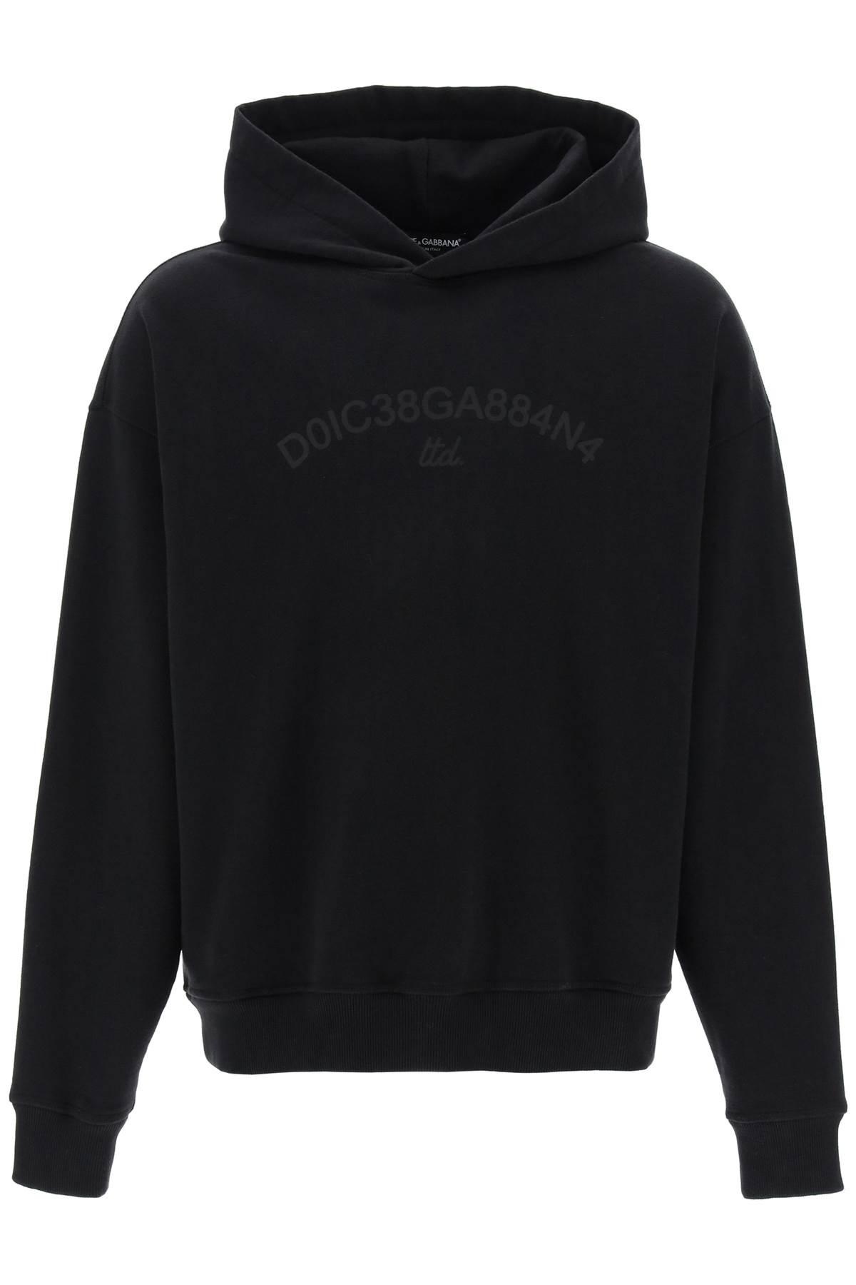 Dolce & Gabbana Hooded Sweatshirt With Logo Print - 1