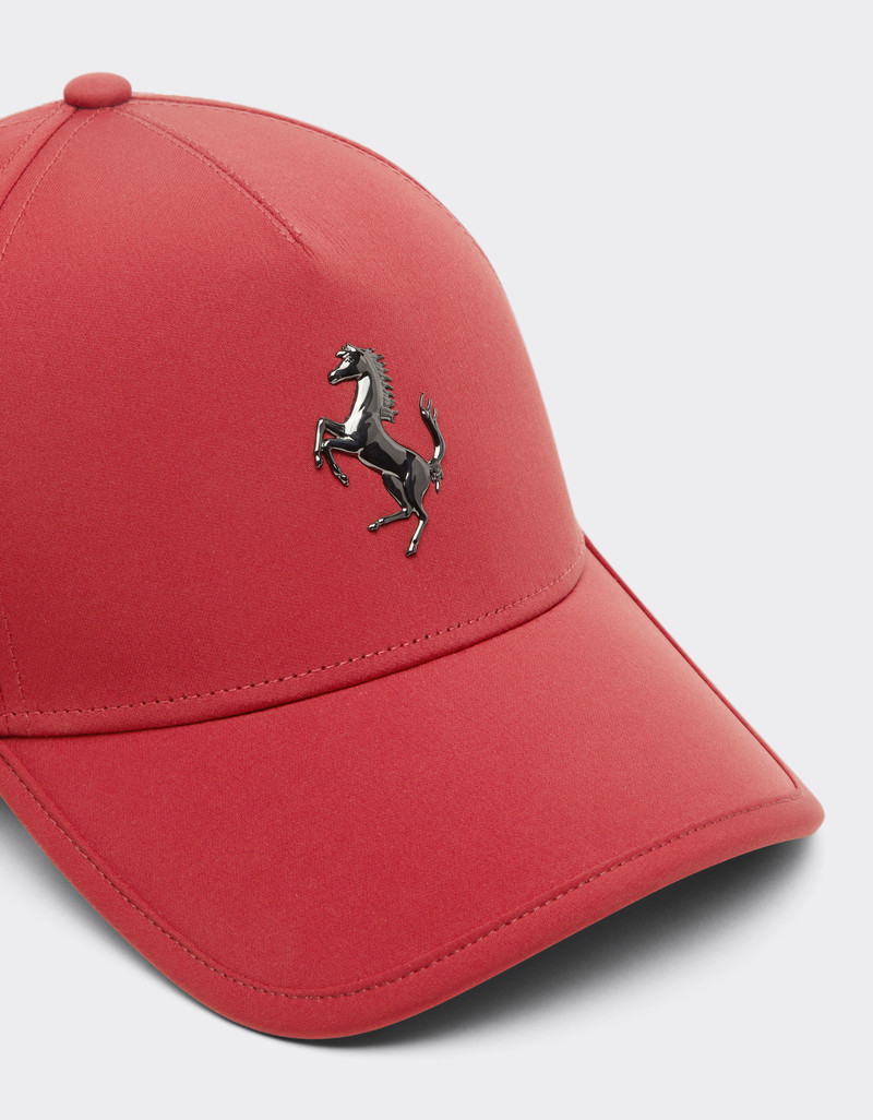 Baseball cap with metal Prancing Horse 4