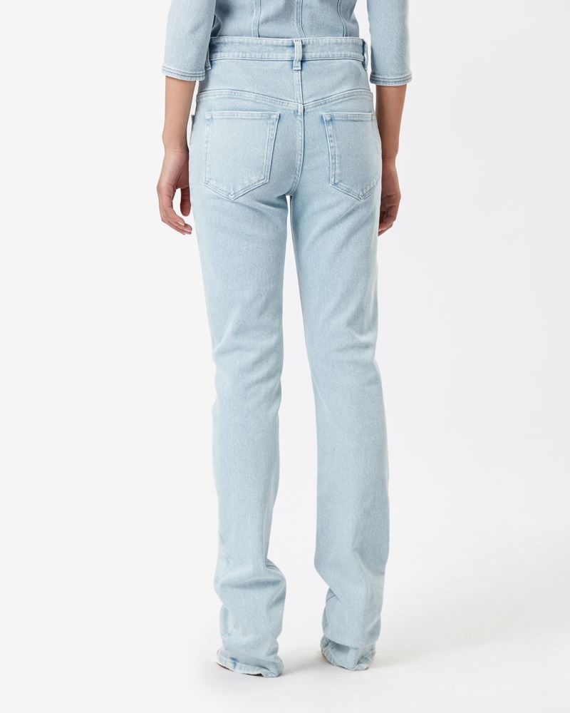 VOKAYAE STRAIGHT DENIM PANTS - 5