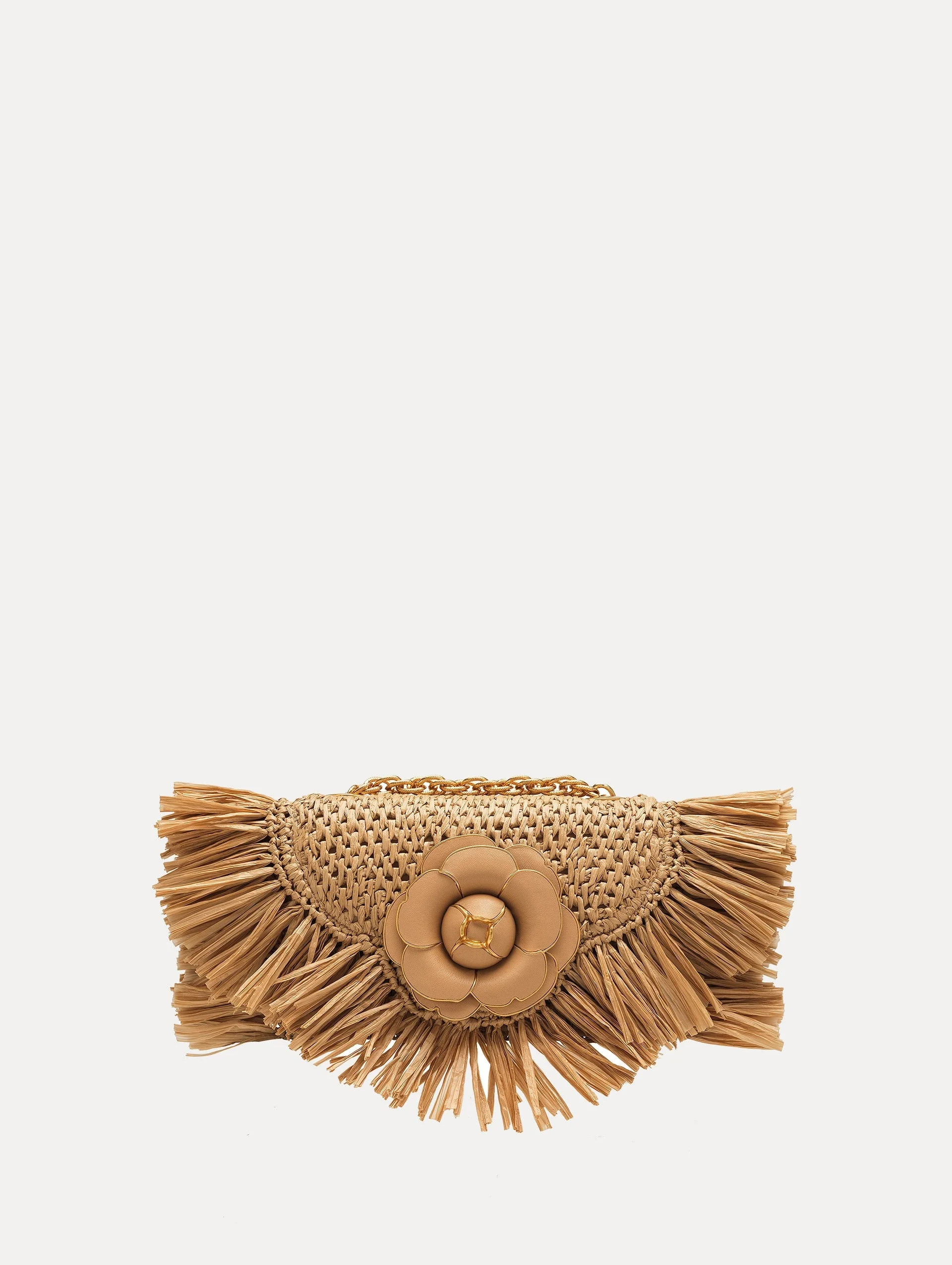 RAFFIA FRINGE TRO BAG - 1
