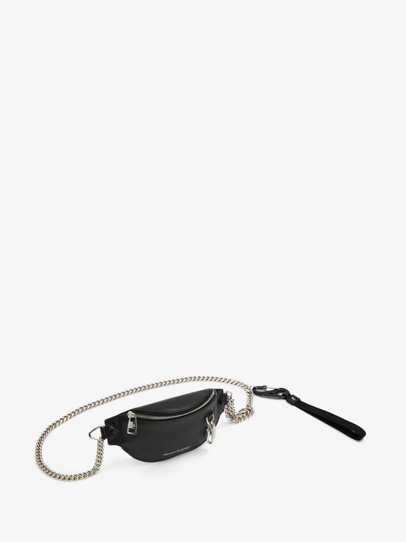 Men's Biker Belt Bag in Black - 2