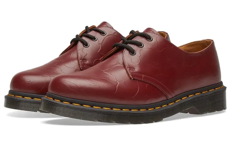Dr. Martens Emboss 1461 x A Bathing Ape 'Oxblood' 23569600 - 4
