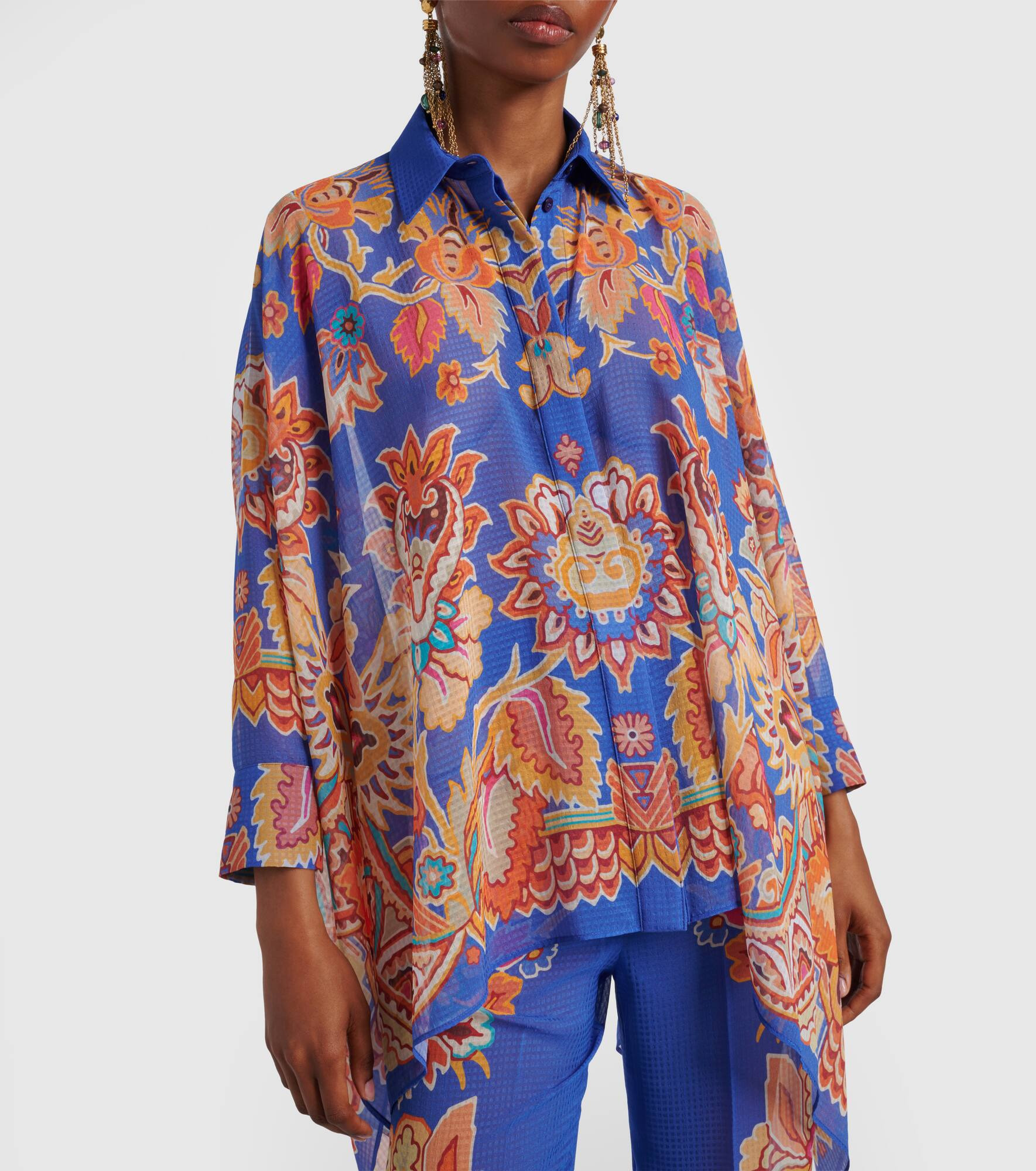 Printed poncho - 6