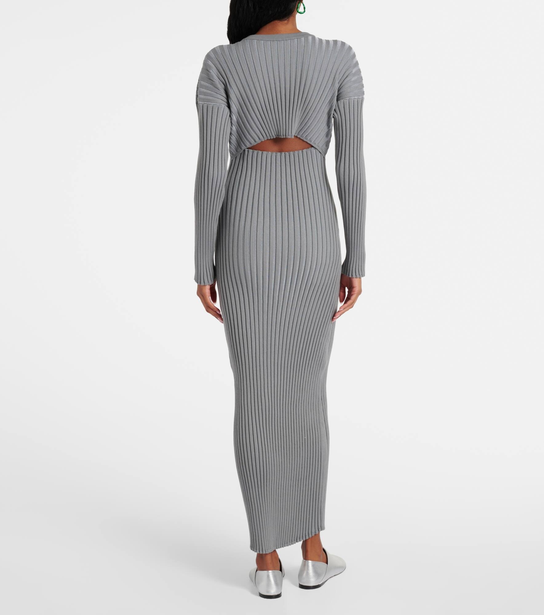 Ribbed-knit maxi dress - 3