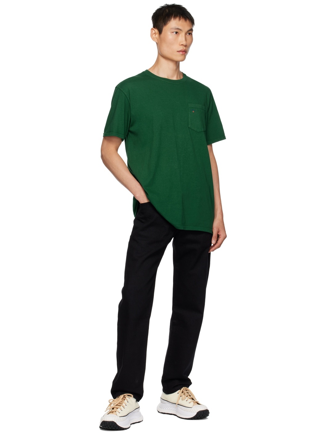 Green Pocket T-Shirt - 4