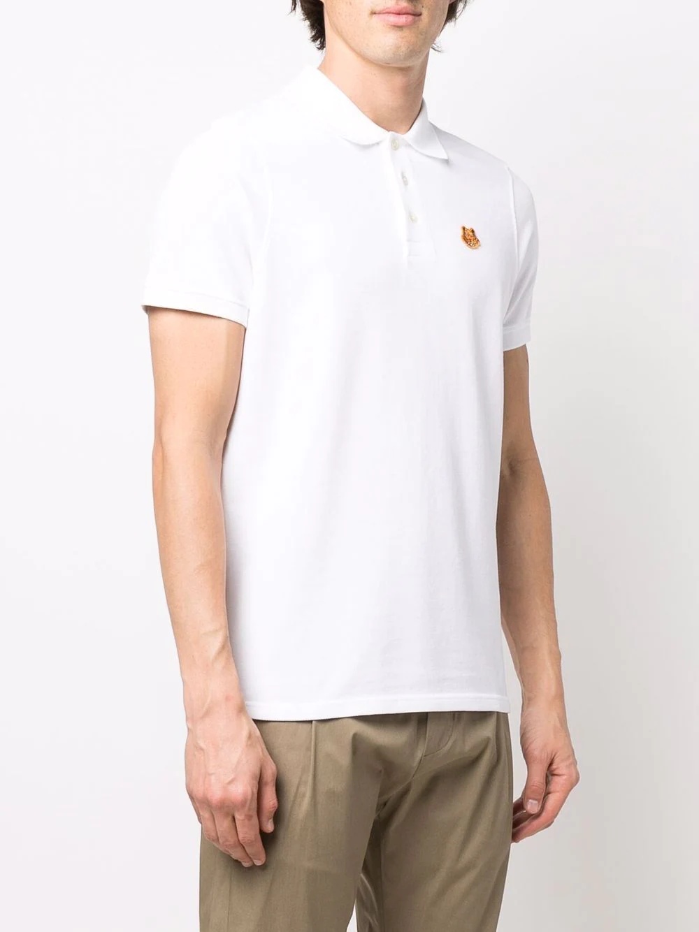 Tiger Head motif polo shirt - 3