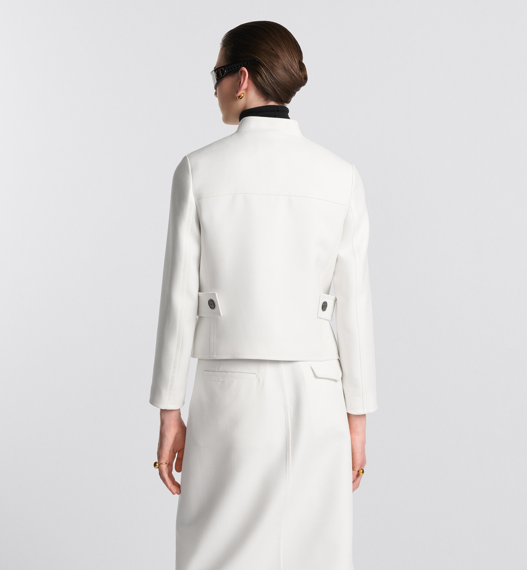 Cropped Jacket with Removable Cannage Vest - 3