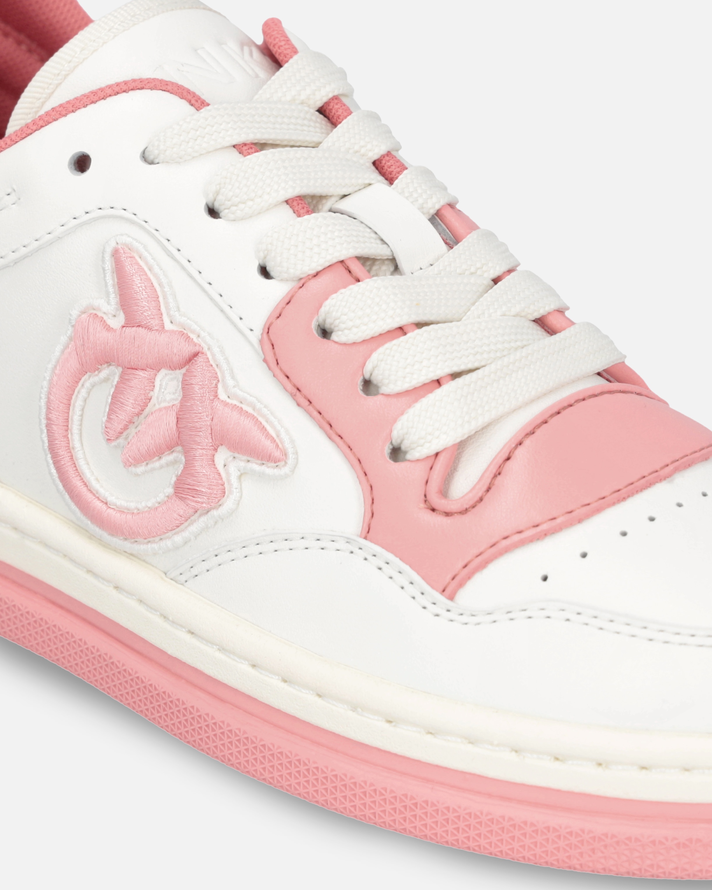 TWO-TONE SNEAKERS WITH LOGO EMBROIDERY - 4