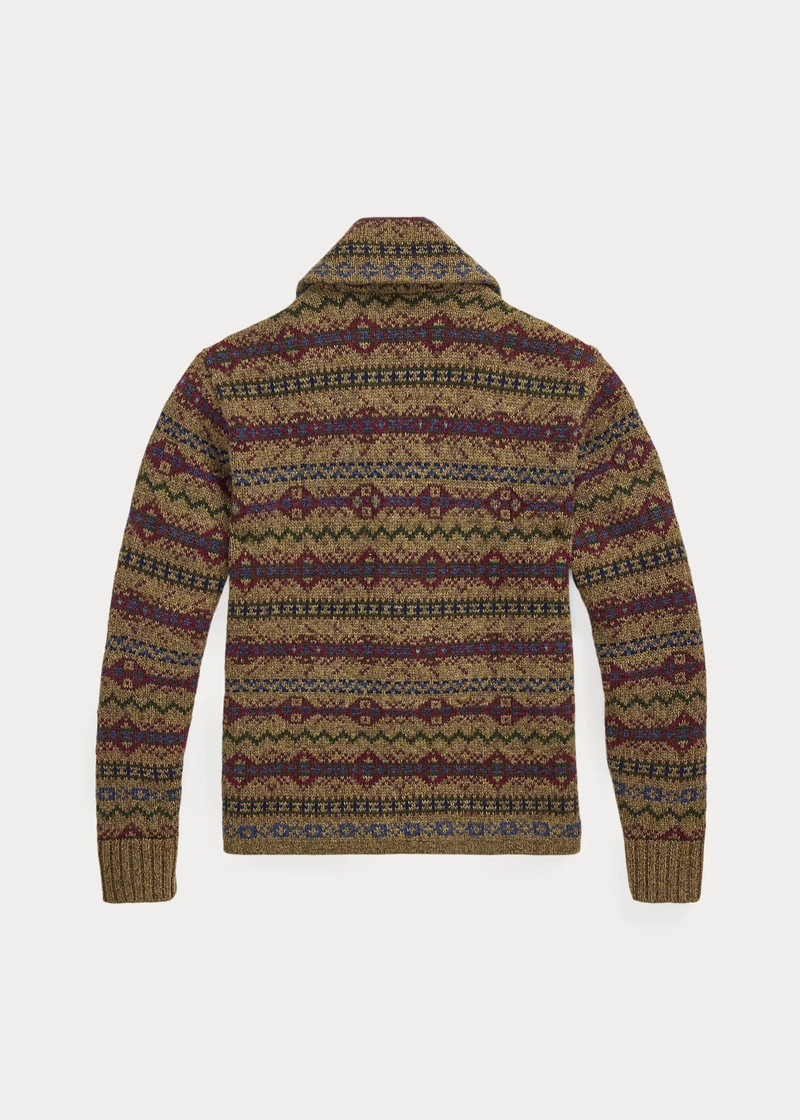 RRL by Ralph Lauren Fair Isle Wool Cardigan outlook