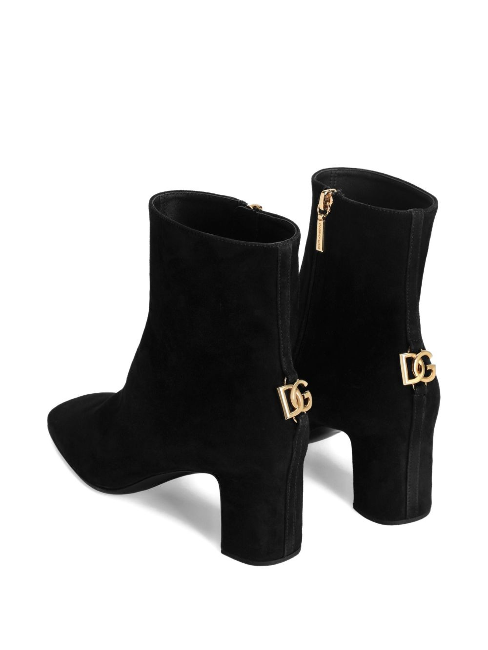 DG logo suede boots - 4