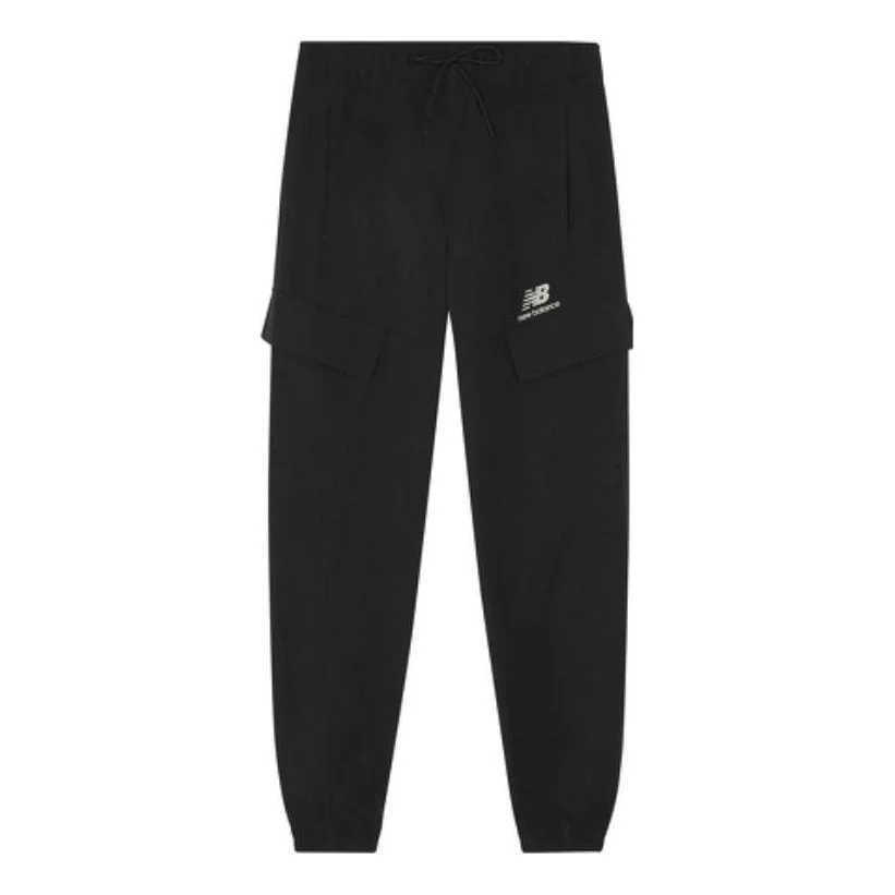 New Balance Sportswear Oversized Cargo Sweatpants 'Black' AMP23311-BK - 1