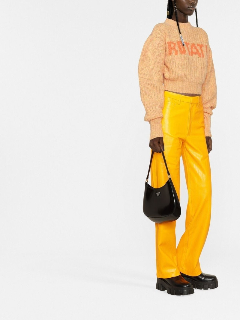 logo-print chunky-knit jumper 3
