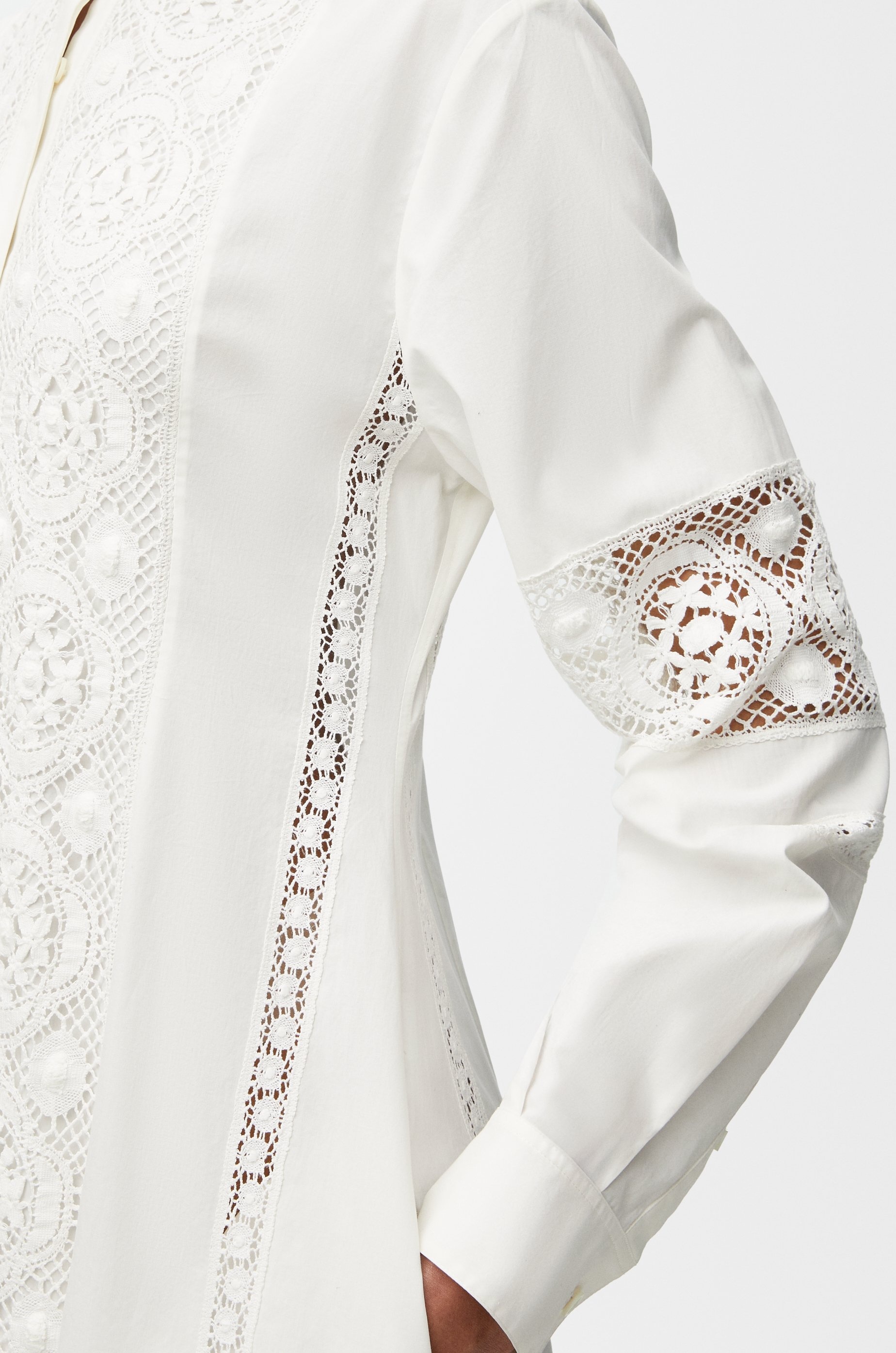 Shirt dress in cotton - 4