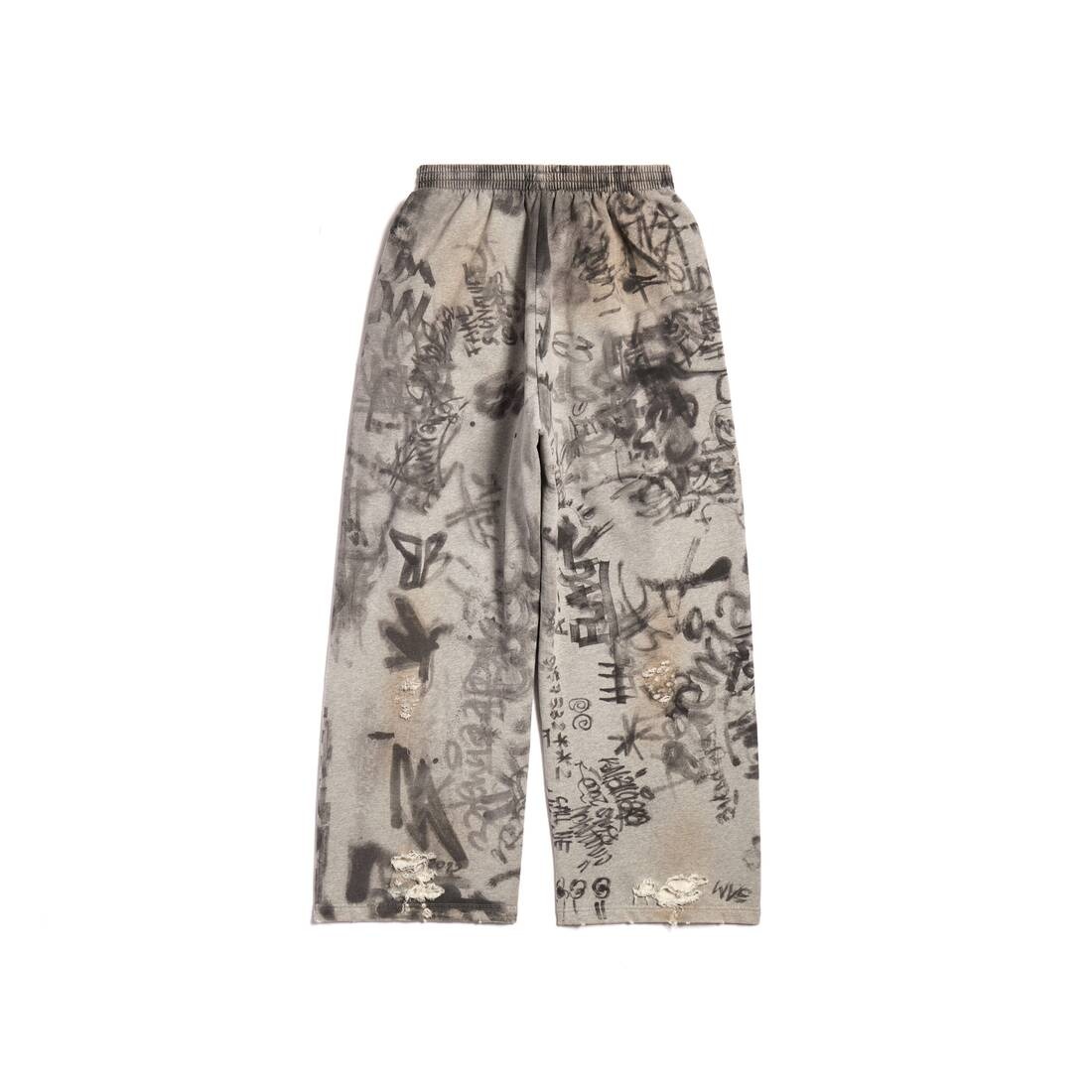 Skater Baggy Sweatpants in Grey - 2