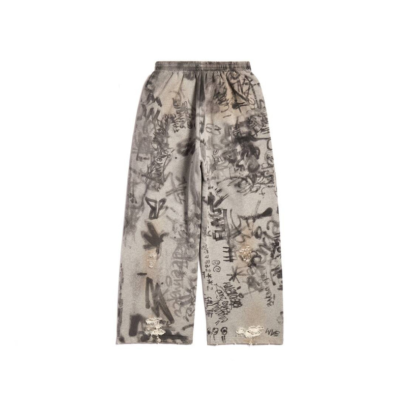 BALENCIAGA Skater Baggy Sweatpants in Grey outlook