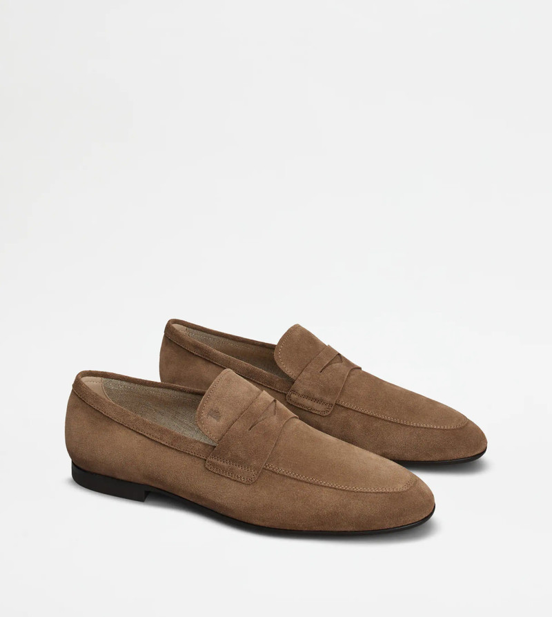 TOD'S LOAFERS IN SUEDE - BROWN 2