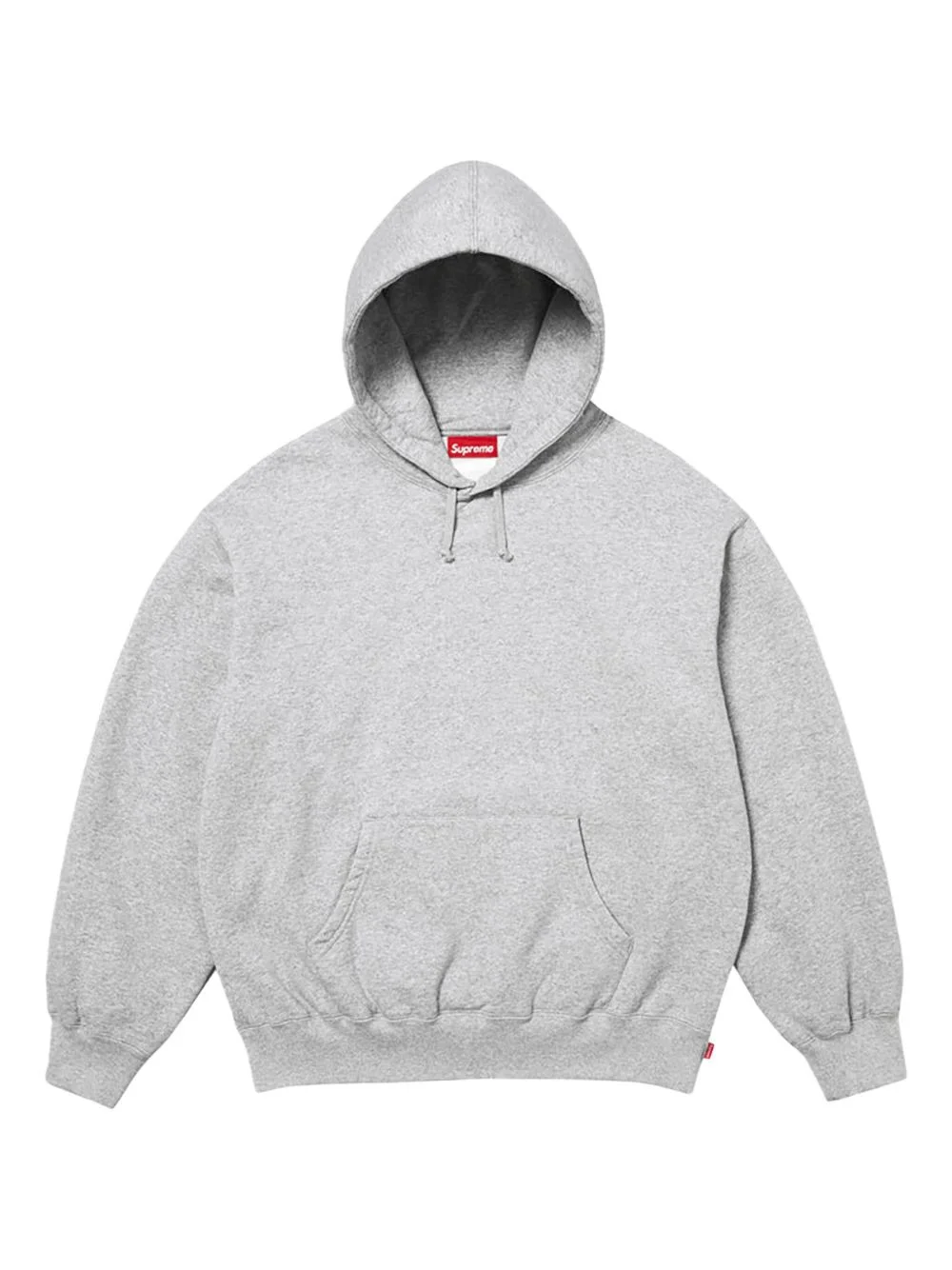 logo appliqué hoodie - 1