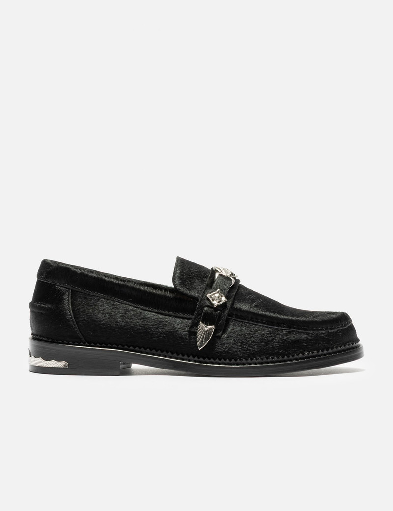 HBX EXCLUSIVE BLACK PONY LOAFER 1