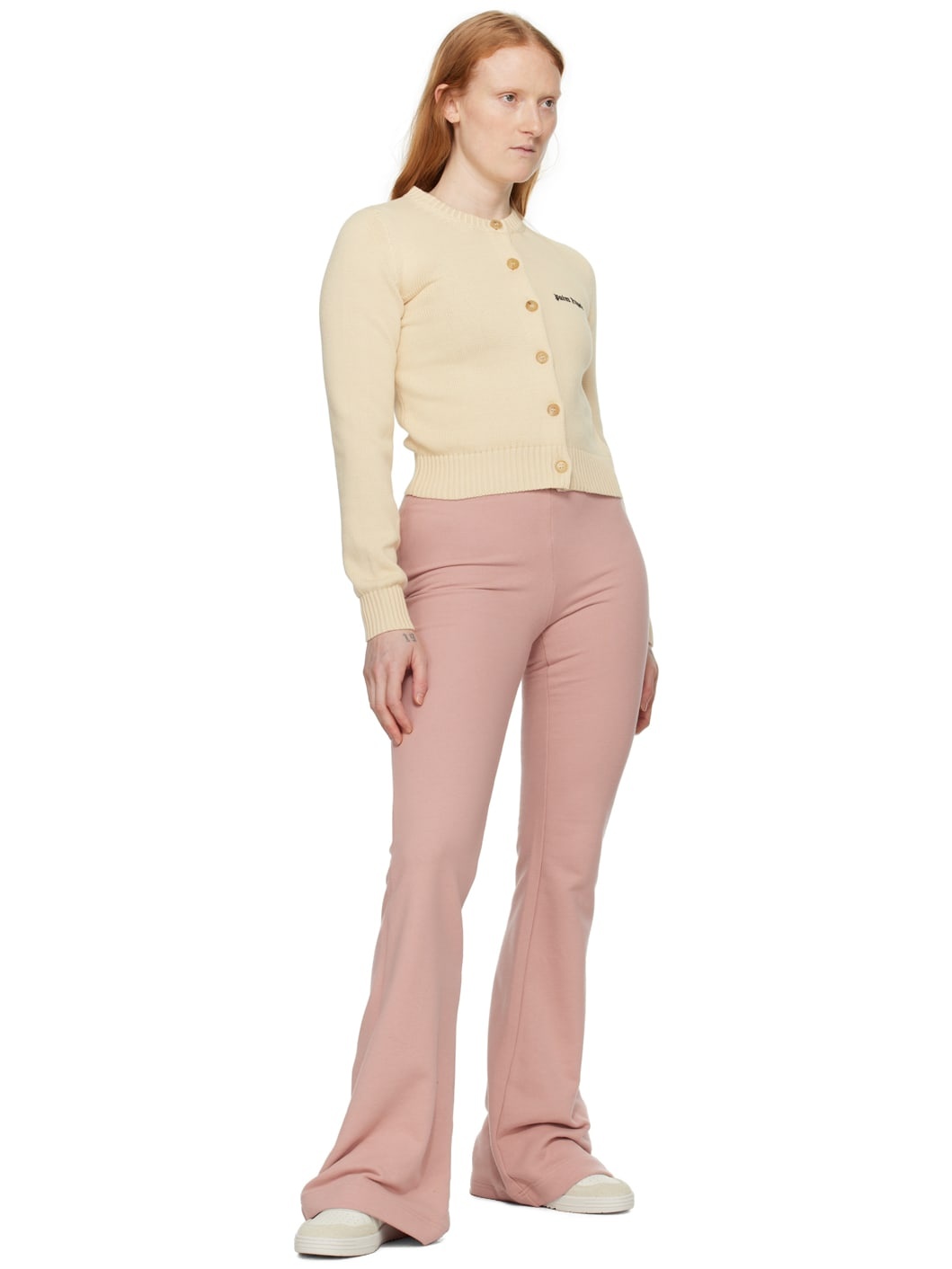 Pink Flared Lounge Pants - 4