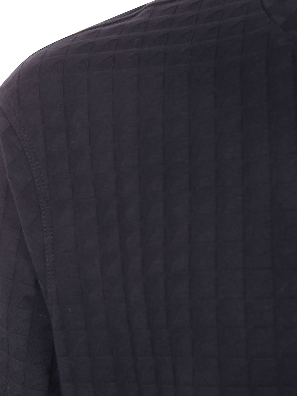 textured T-shirt - 3