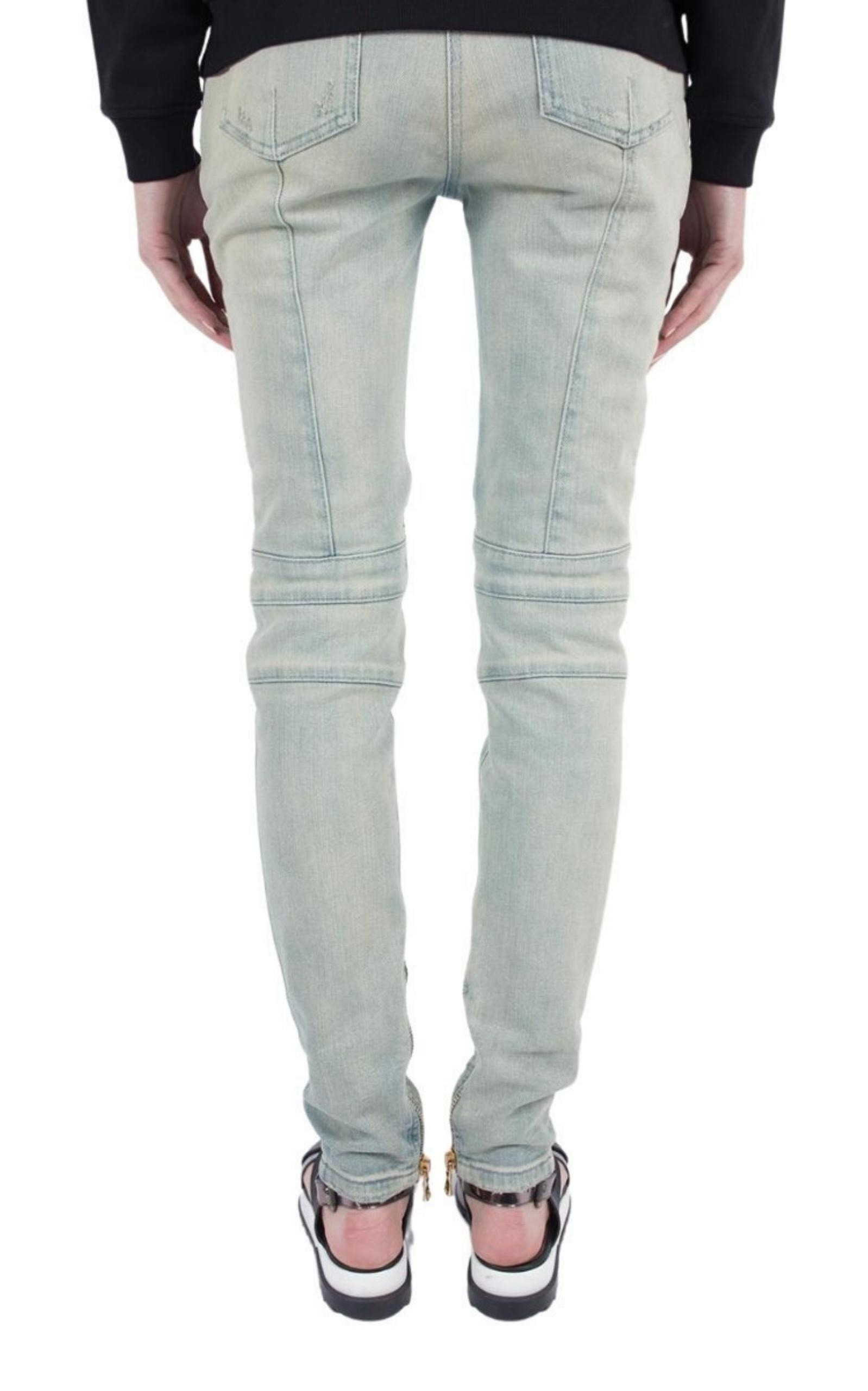 Distressed BikerJeans - 3