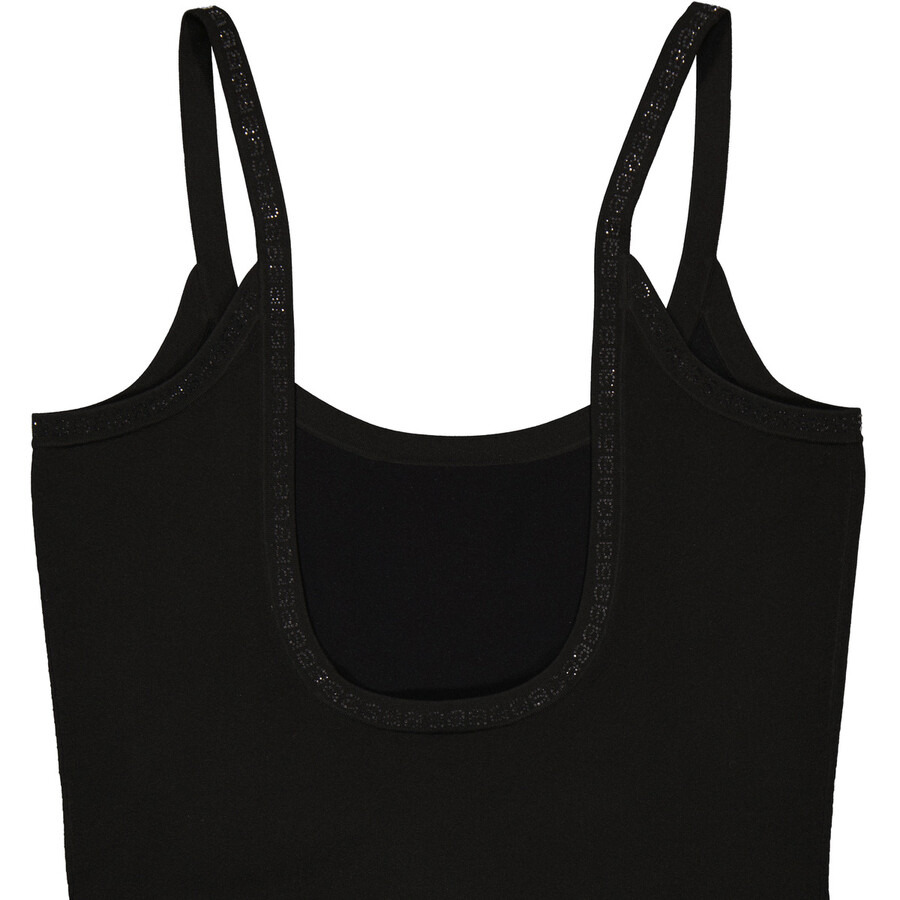 T by Alexander Wang Ladies Black Crystal-Embellished Jersey Dress - 7