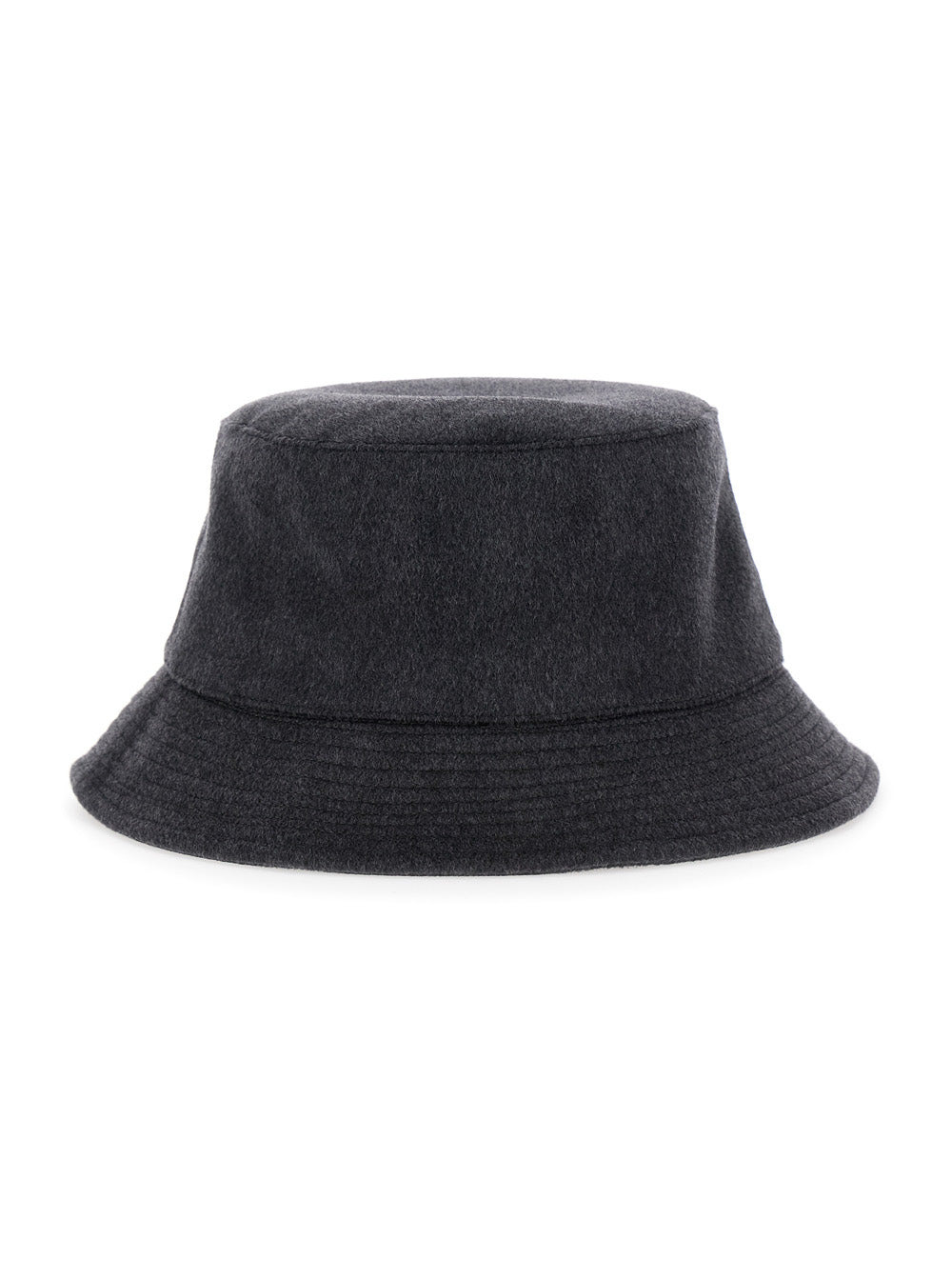 Jacquemus Men 'Le Bob Cachemiro' Grey Bucket Hat With Logo Lettering Embroidery On The Front And Rib - 2