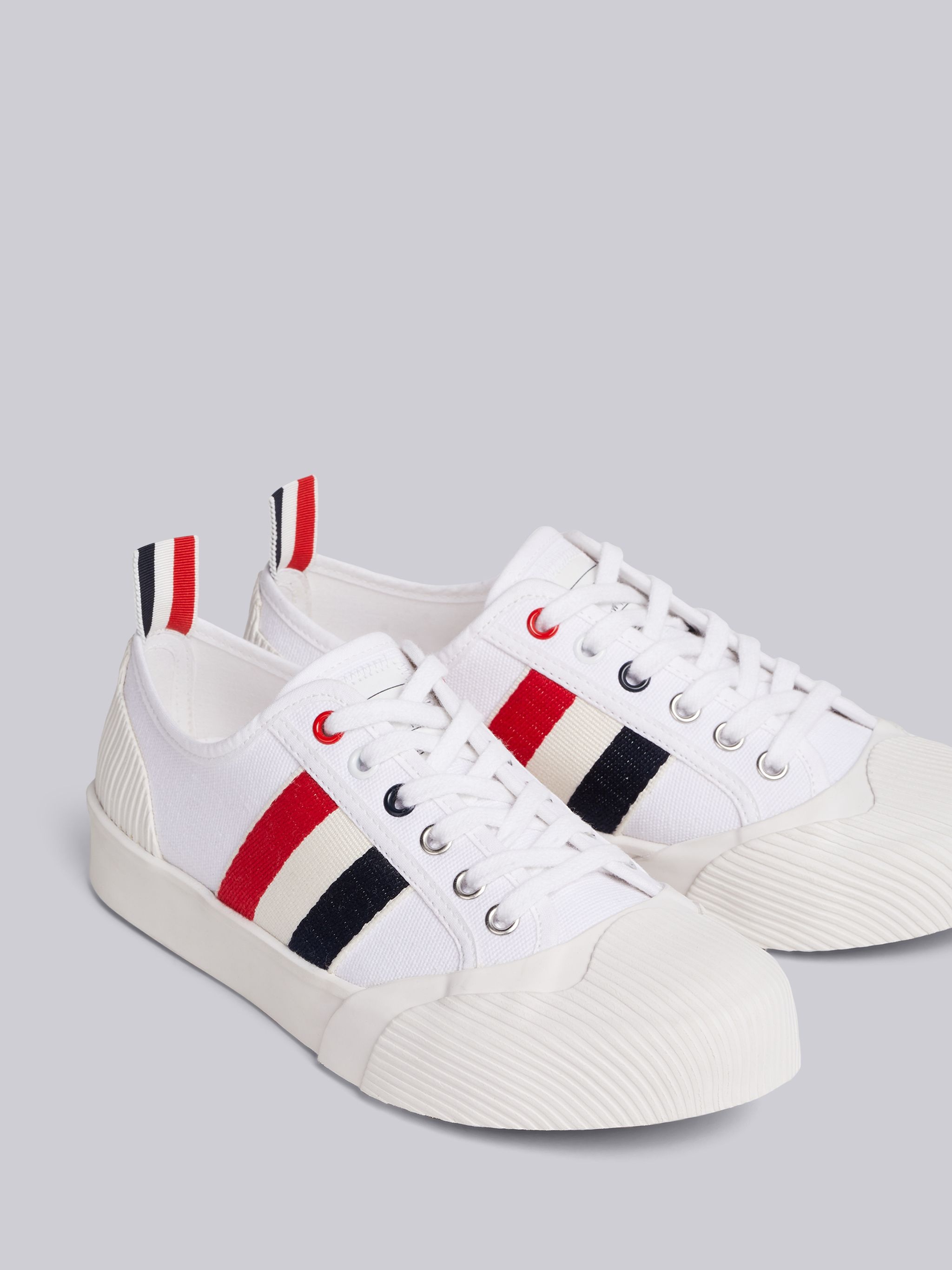 RWB-stripe low-top sneakers - 2