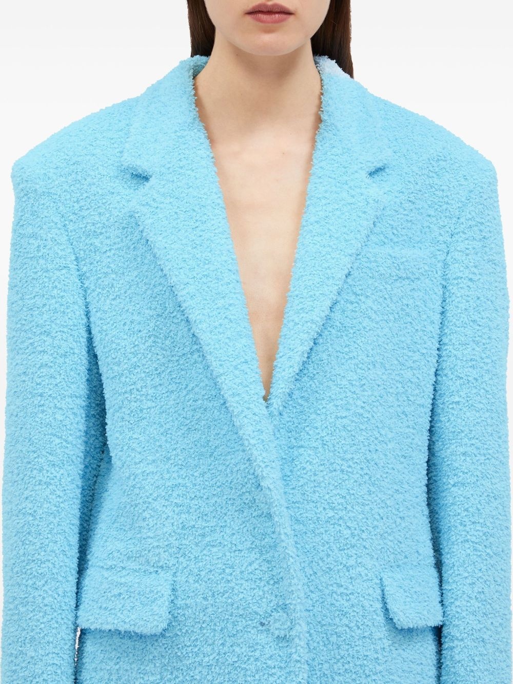textured blazer - 5