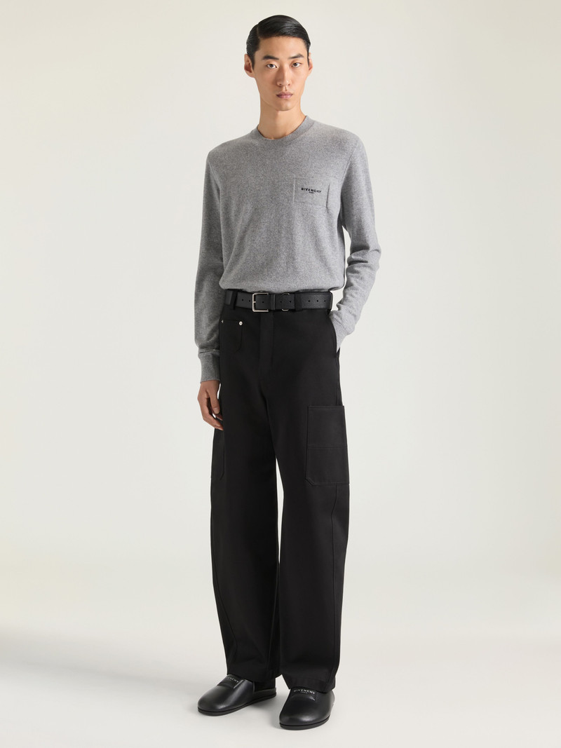 Givenchy SWEATER IN WOOL AND CASHMERE EMBROIDERED GIVENCHY PARIS outlook