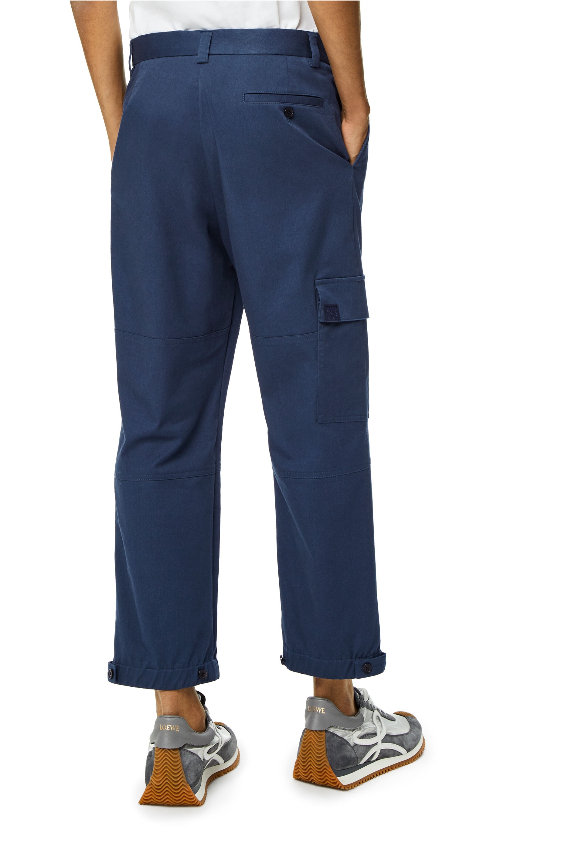 Cargo trousers in cotton - 4