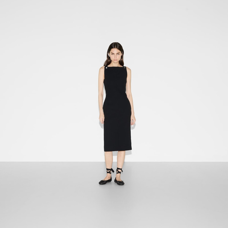 GUCCI Cotton crêpe dress outlook