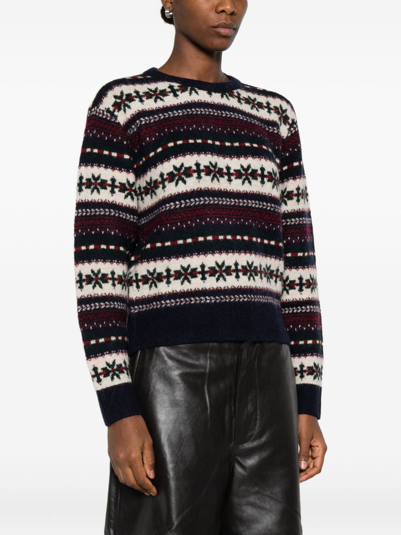 Dunst Fairisle-pattern crew-neck jumper outlook