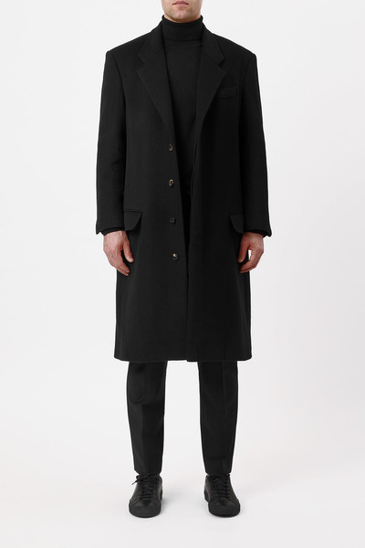 GABRIELA HEARST Slade Coat in Black Double-Face Recycled Cashmere outlook