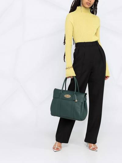 Mulberry Bayswater heavy-grain tote bag outlook
