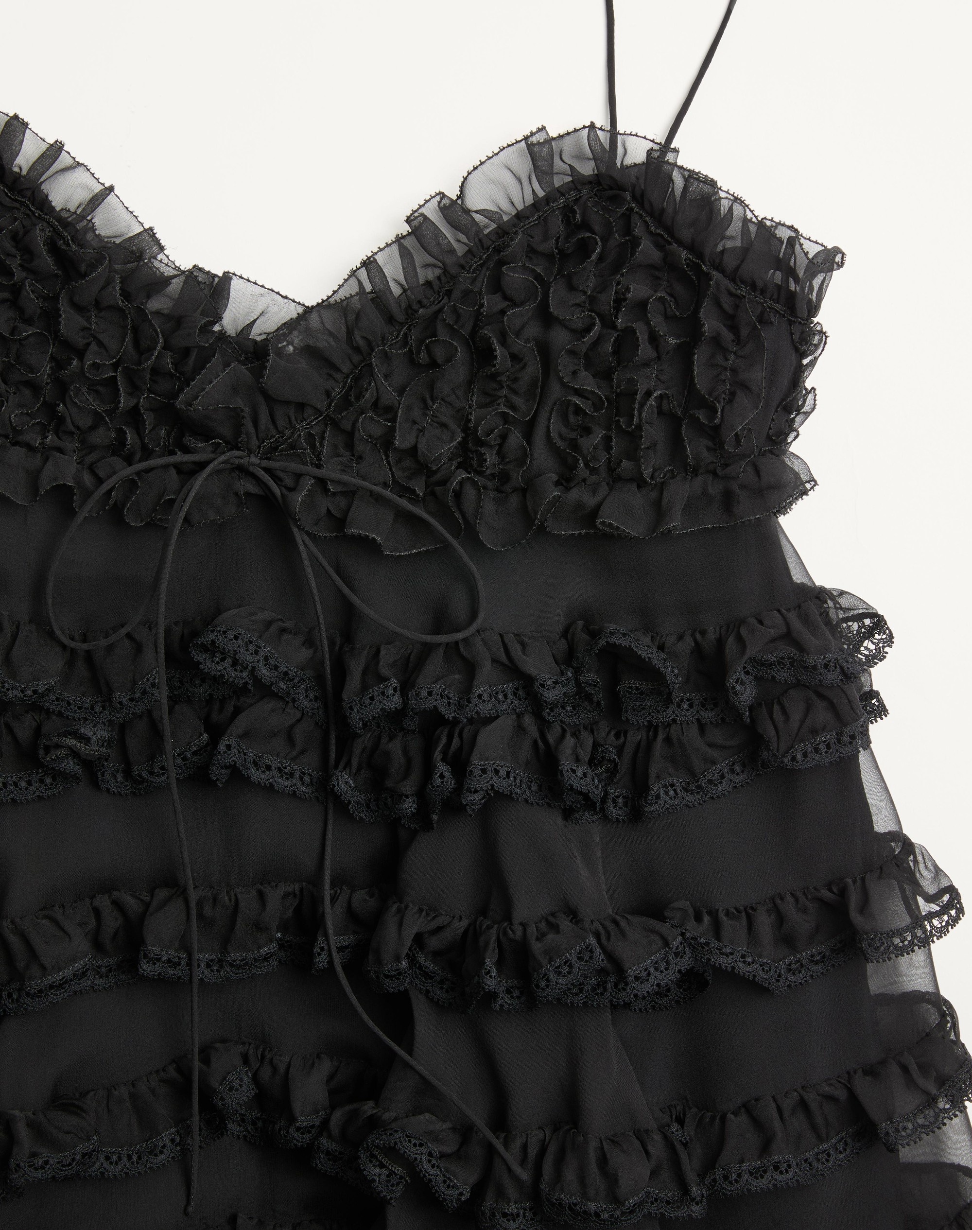 CHIFFON SHORT DRESS - 8