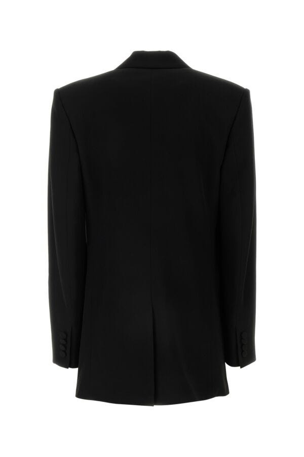 Saint Laurent Women Black Creme Blazer - 2