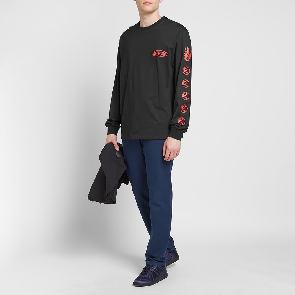 Wooyoungmi Long Sleeve Motif Logo Tee - 8