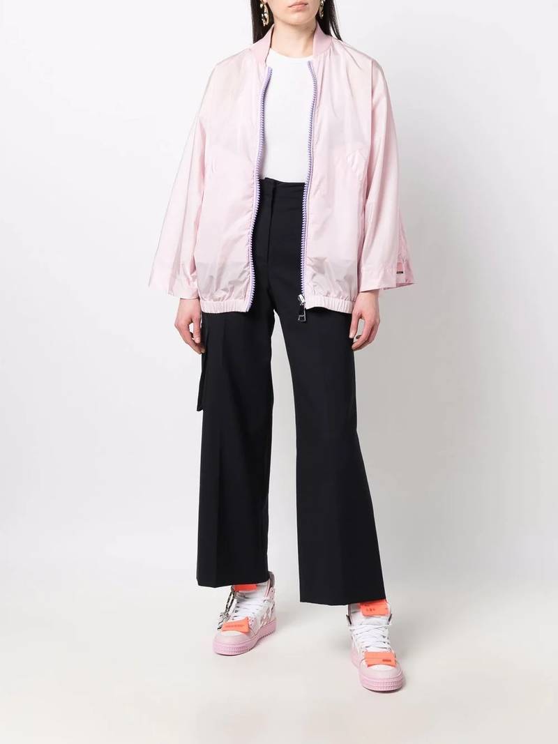 Khrisjoy wide-sleeve bomber jacket outlook