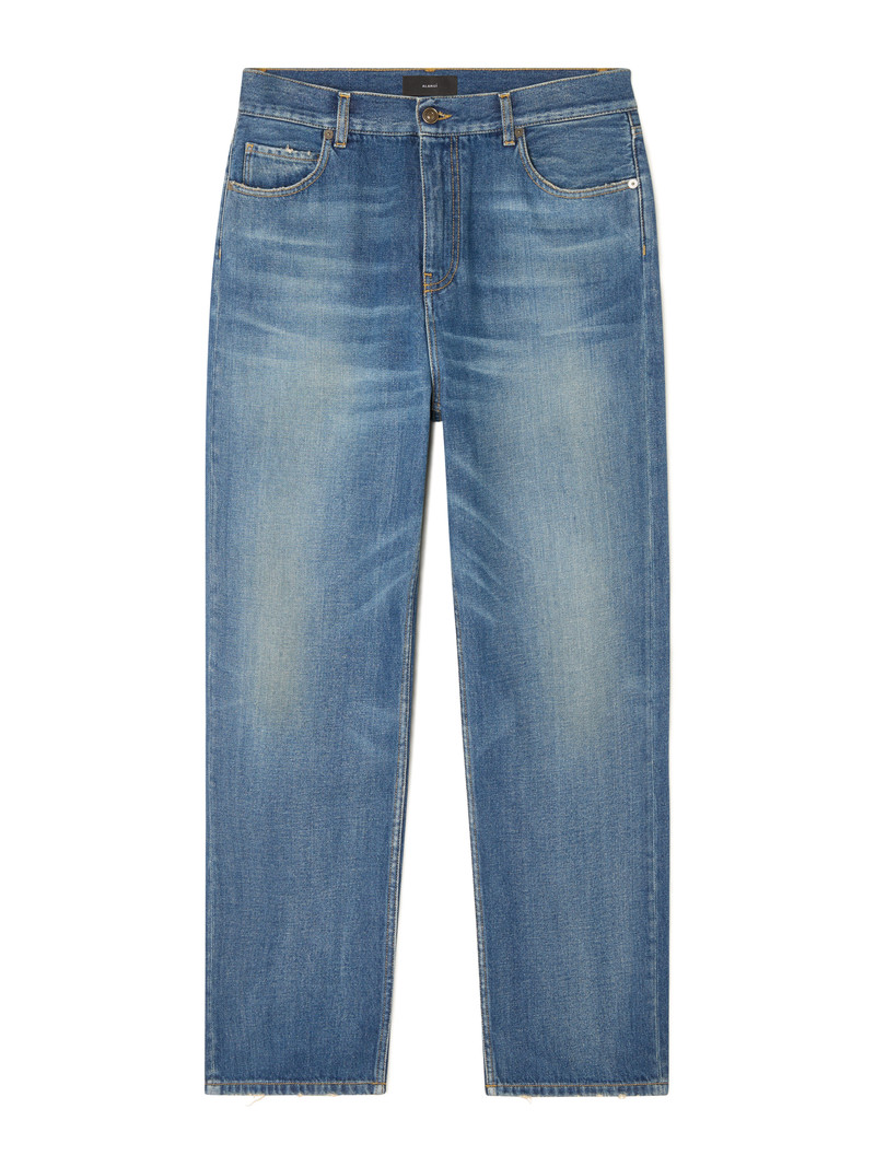 Medium Wash Denim Pants 1