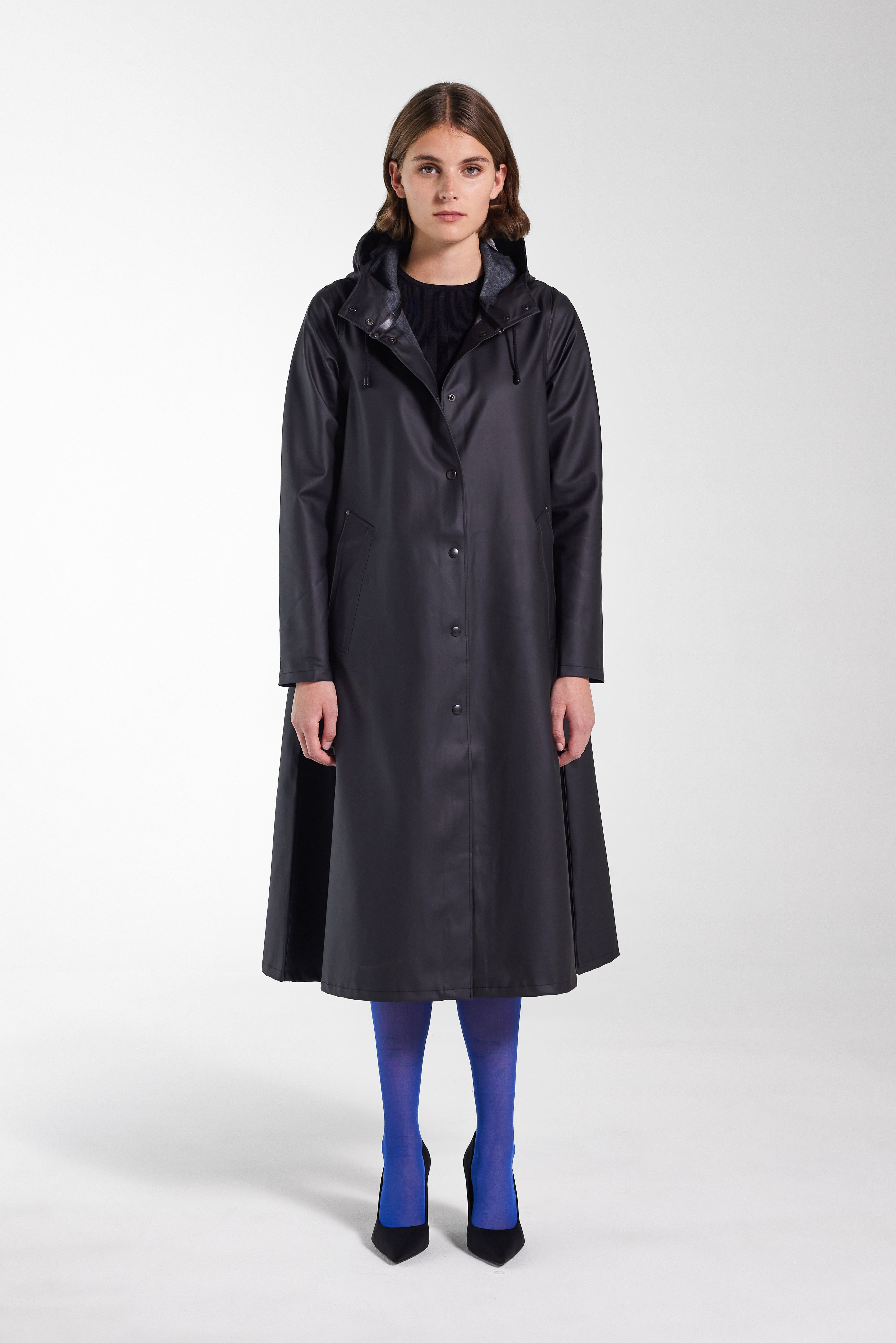 Stutterheim Mosebacke Long Raincoat in Black at Nordstrom - 1