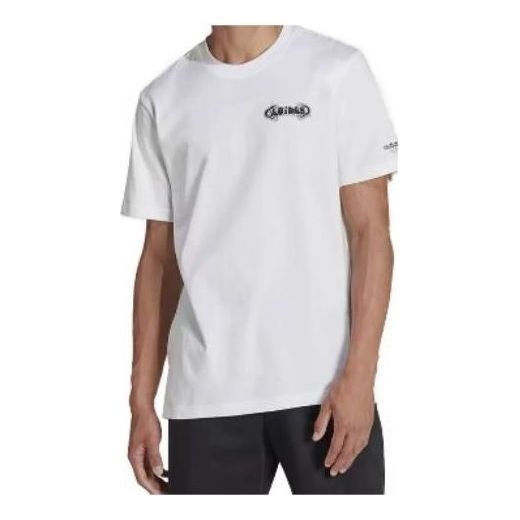 adidas Graphic Campus T-Shirts 'White' HL9245 - 1