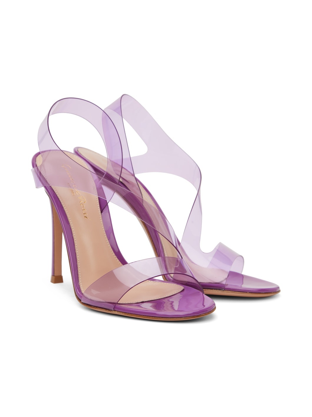 Purple Metropolis Heeled Sandals - 4