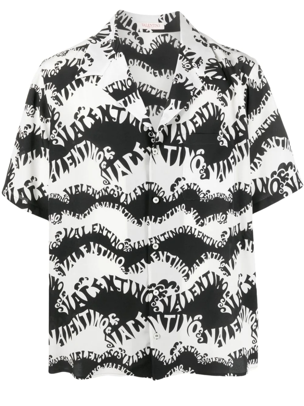 logo-print short-sleeve shirt - 1