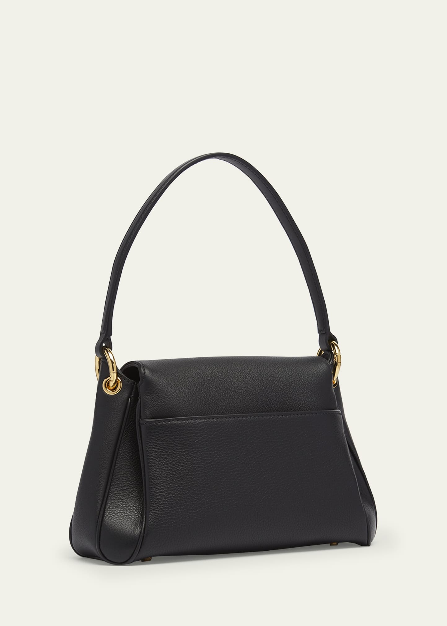 Tara Small Shoulder Bag in Grain Leather - 3